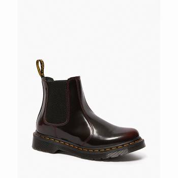 Dr Martens 2976 Arcadia Kožené - Bordove Chelsea Cizmy Damske, D264SK